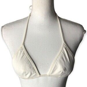 Calzedonia Cobey White Triangle Swim Top